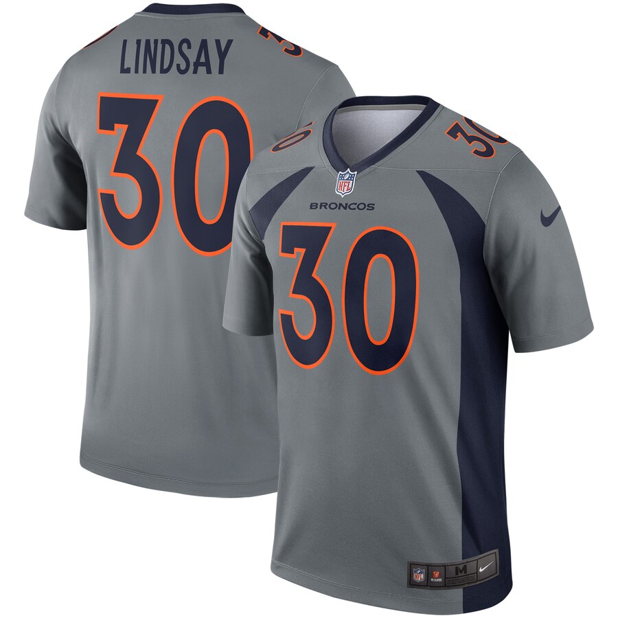 Men Denver Broncos #30 Lindsay greu Nike Limited NFL Jerseys->denver broncos->NFL Jersey
